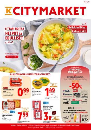 K-citymarket tarjoukset  - 01.09.2025 - 10.09.2025.
