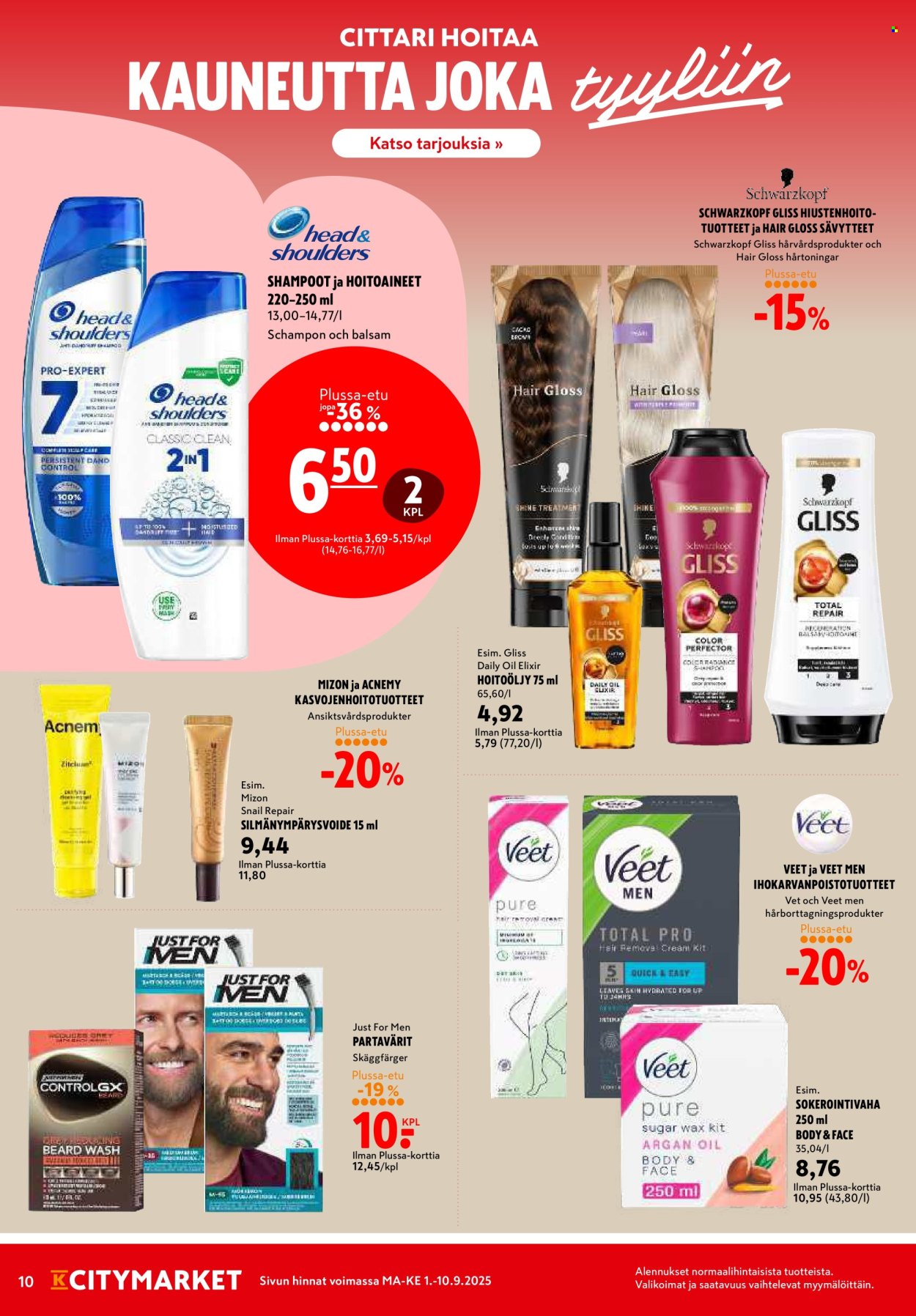 K-citymarket tarjoukset - 01.09.2025 - 10.09.2025. Sivu 10