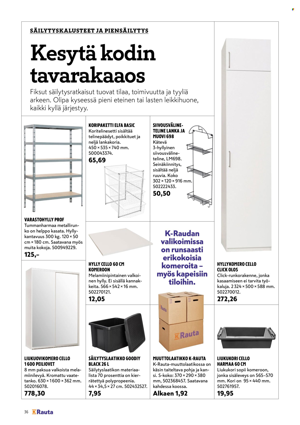 K-Rauta tarjoukset. Sivu 36