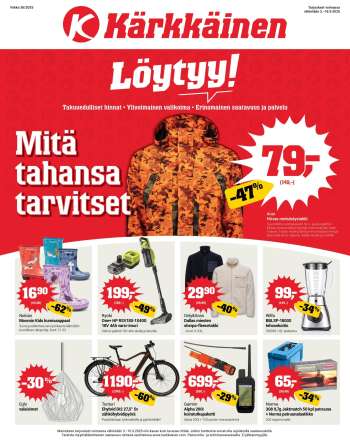 Kärkkäinen tarjoukset  - 03.09.2025 - 16.09.2025.