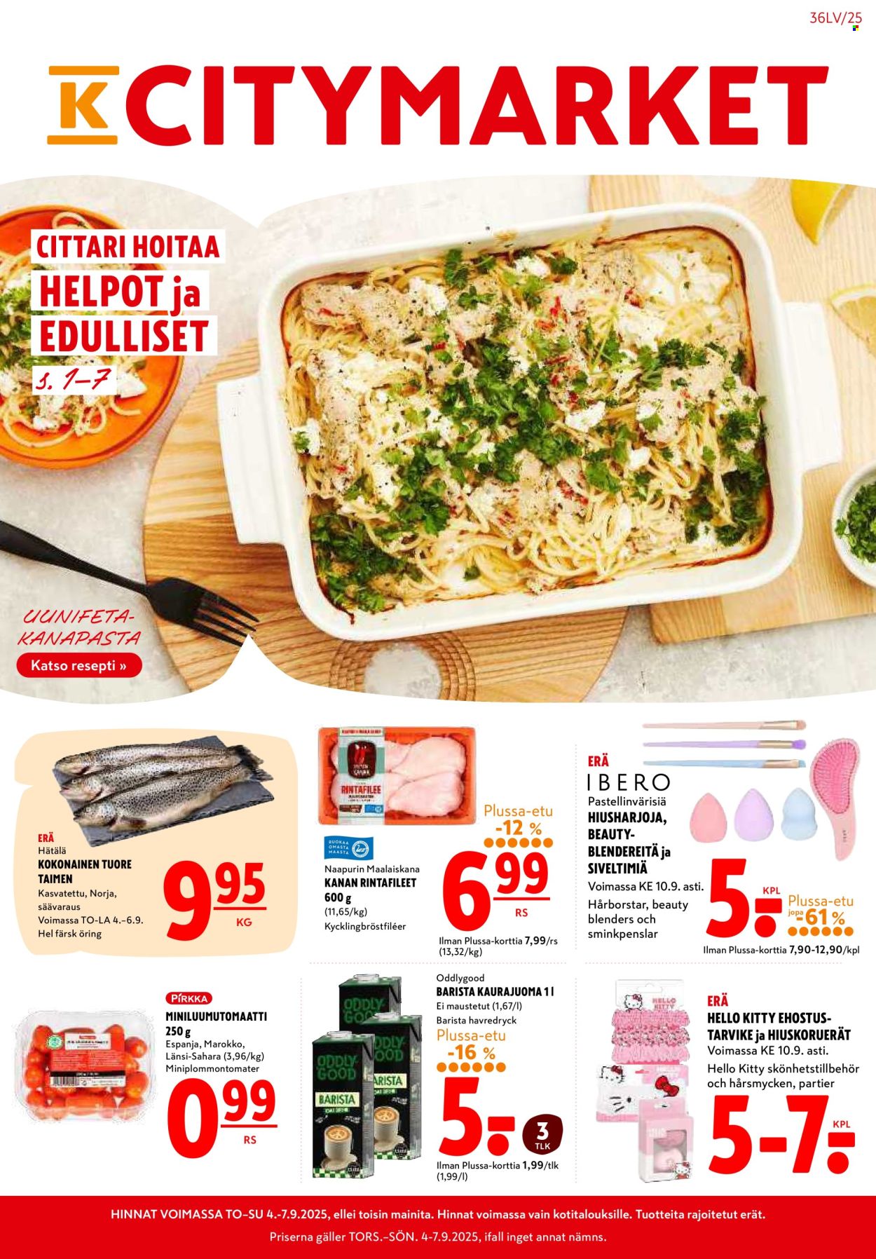K-citymarket tarjoukset - 04.09.2025 - 10.09.2025. Sivu 1