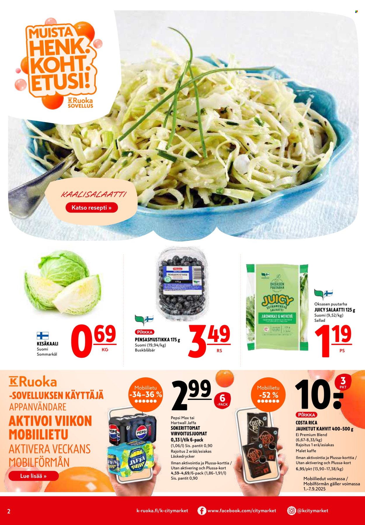 K-citymarket tarjoukset - 04.09.2025 - 10.09.2025. Sivu 2