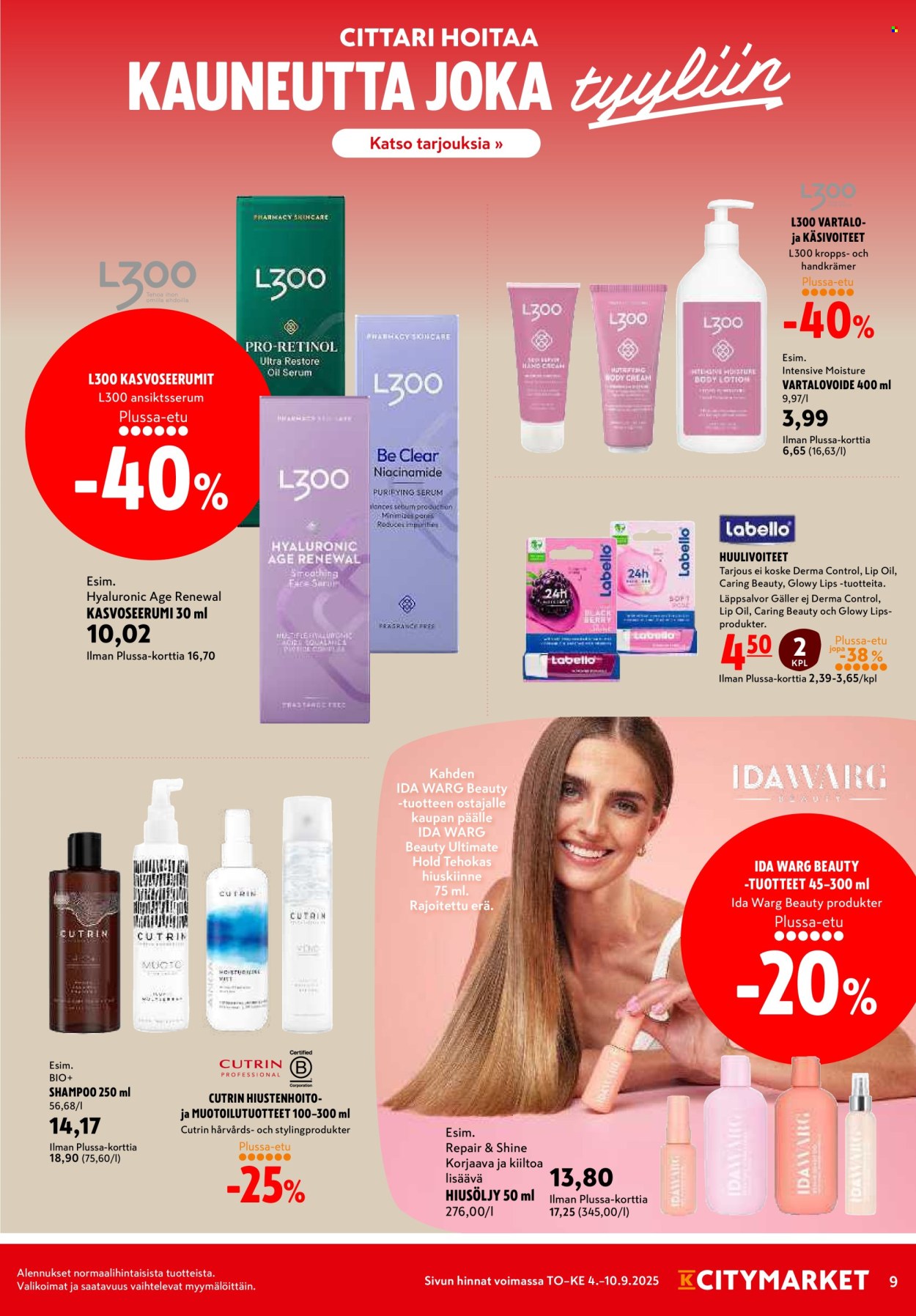 K-citymarket tarjoukset - 04.09.2025 - 10.09.2025. Sivu 9