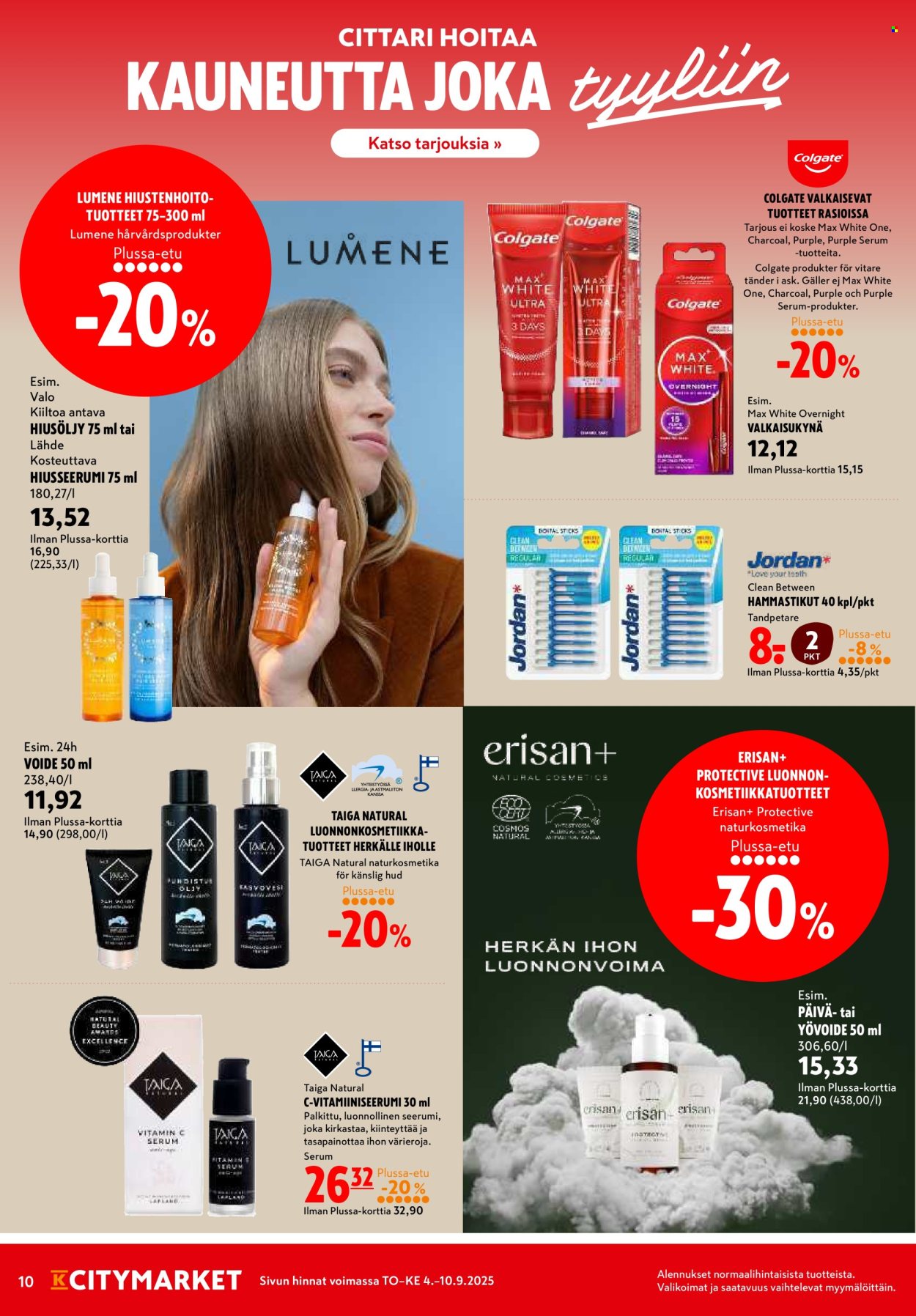 K-citymarket tarjoukset - 04.09.2025 - 10.09.2025. Sivu 10