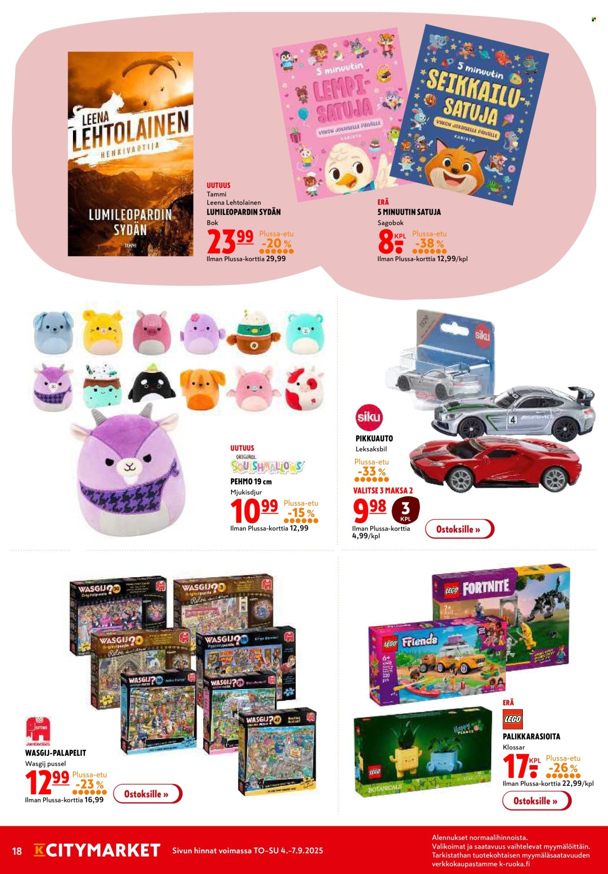 K-citymarket tarjoukset - 04.09.2025 - 10.09.2025. Sivu 18