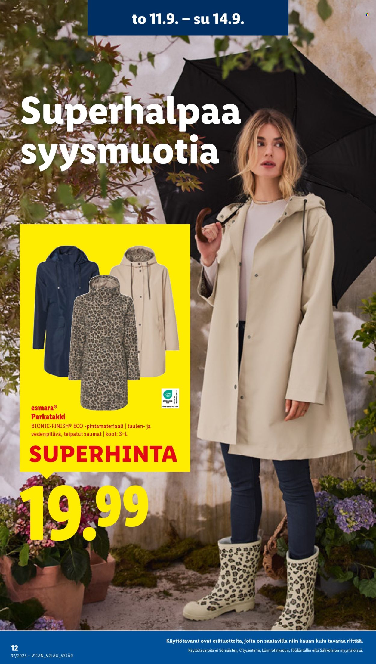 Lidl tarjoukset - 11.09.2025 - 17.09.2025. Sivu 14