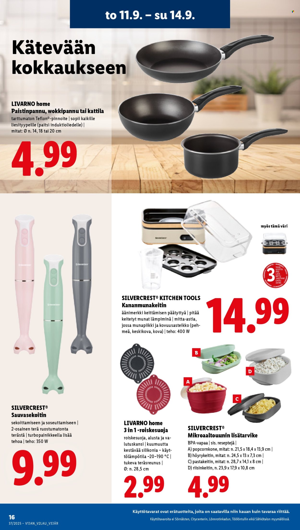 Lidl tarjoukset - 11.09.2025 - 17.09.2025. Sivu 18