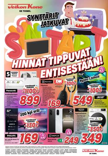 Veikon Kone tarjoukset  - 08.09.2025 - 21.09.2025.