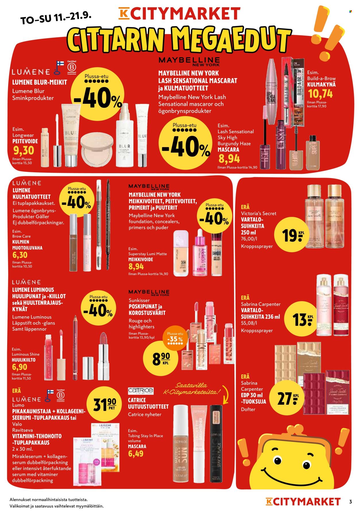K-citymarket tarjoukset - 11.09.2025 - 21.09.2025. Sivu 3