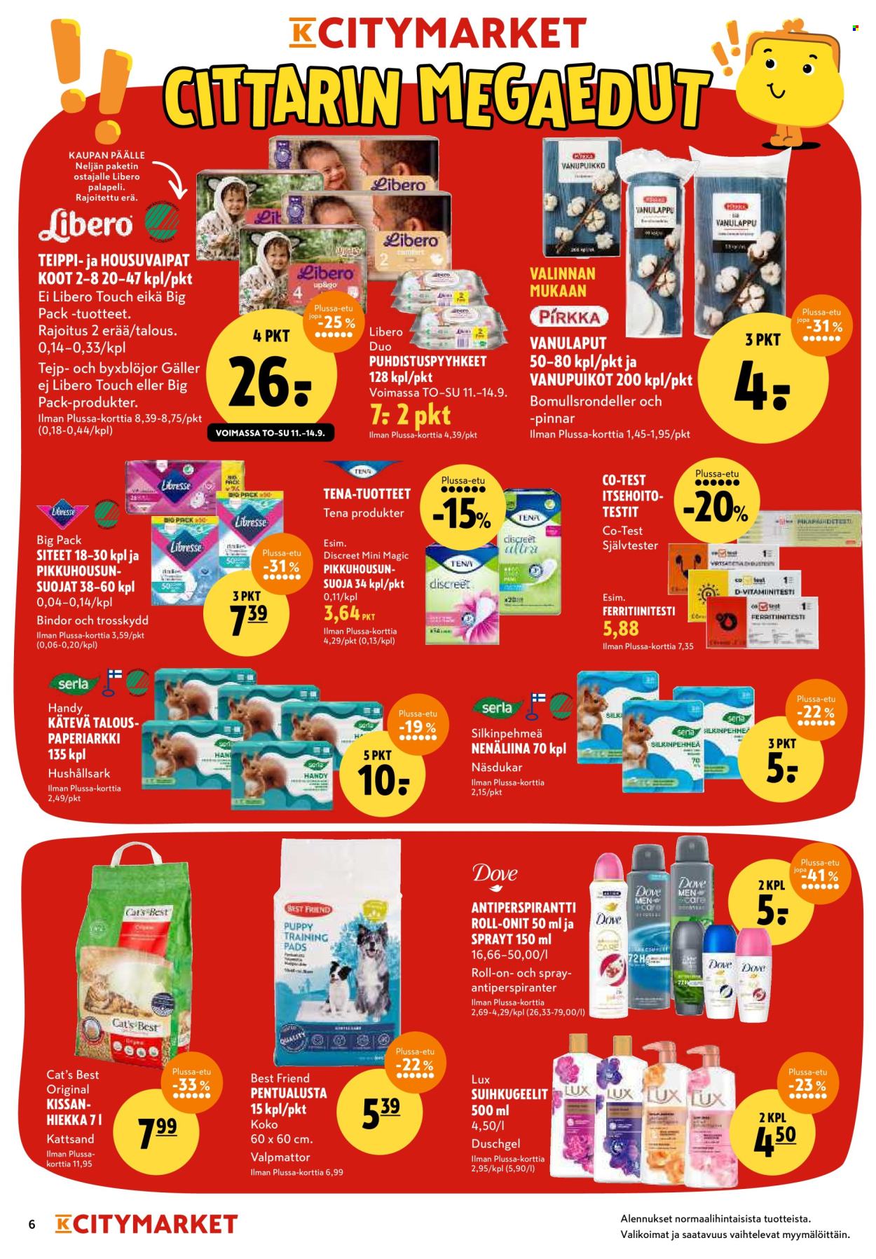 K-citymarket tarjoukset - 11.09.2025 - 21.09.2025. Sivu 6