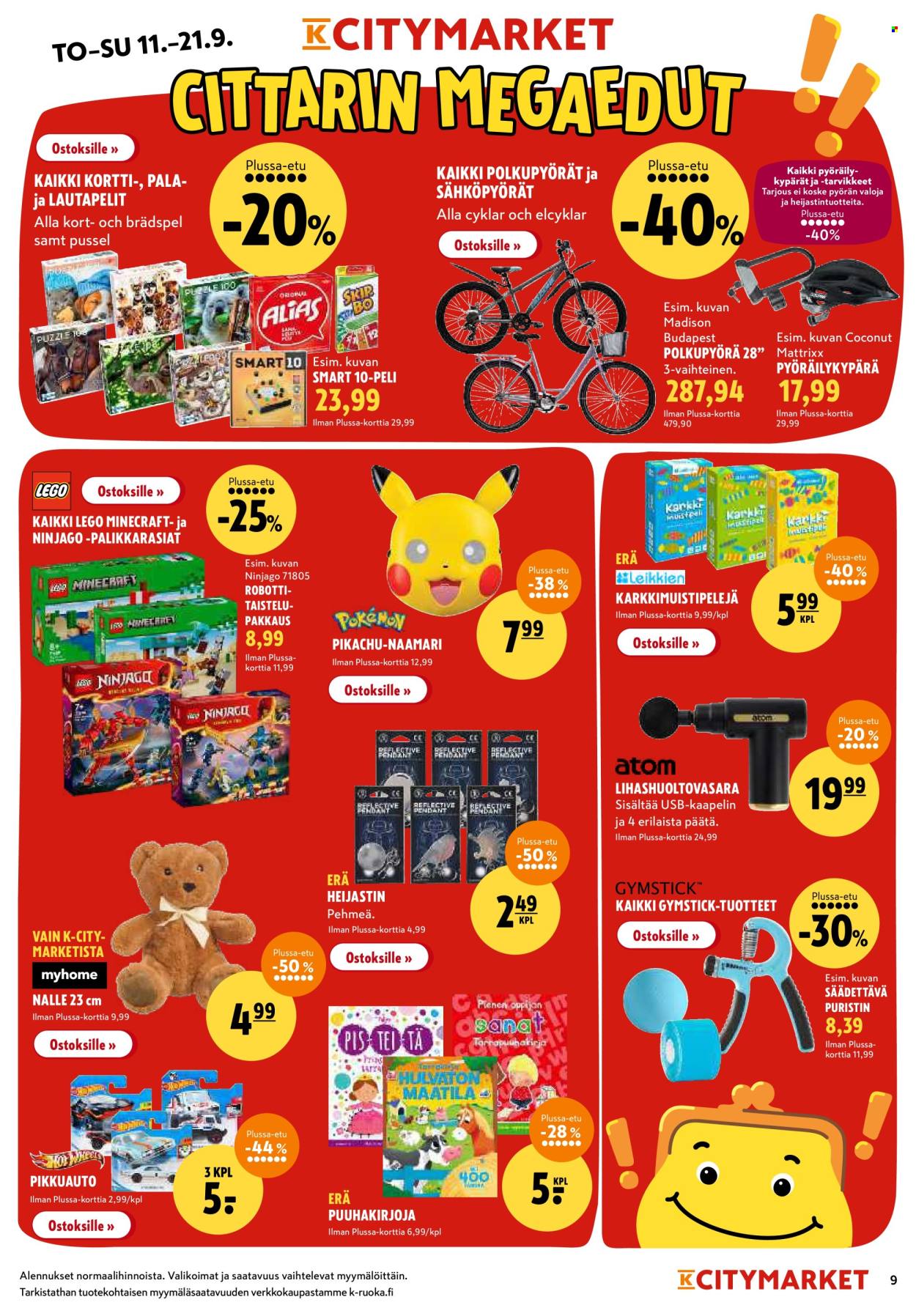K-citymarket tarjoukset - 11.09.2025 - 21.09.2025. Sivu 9