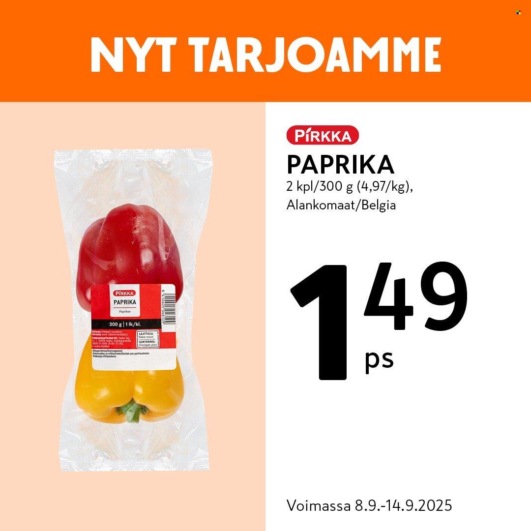 K-market tarjoukset - 08.09.2025 - 14.09.2025. Sivu 2