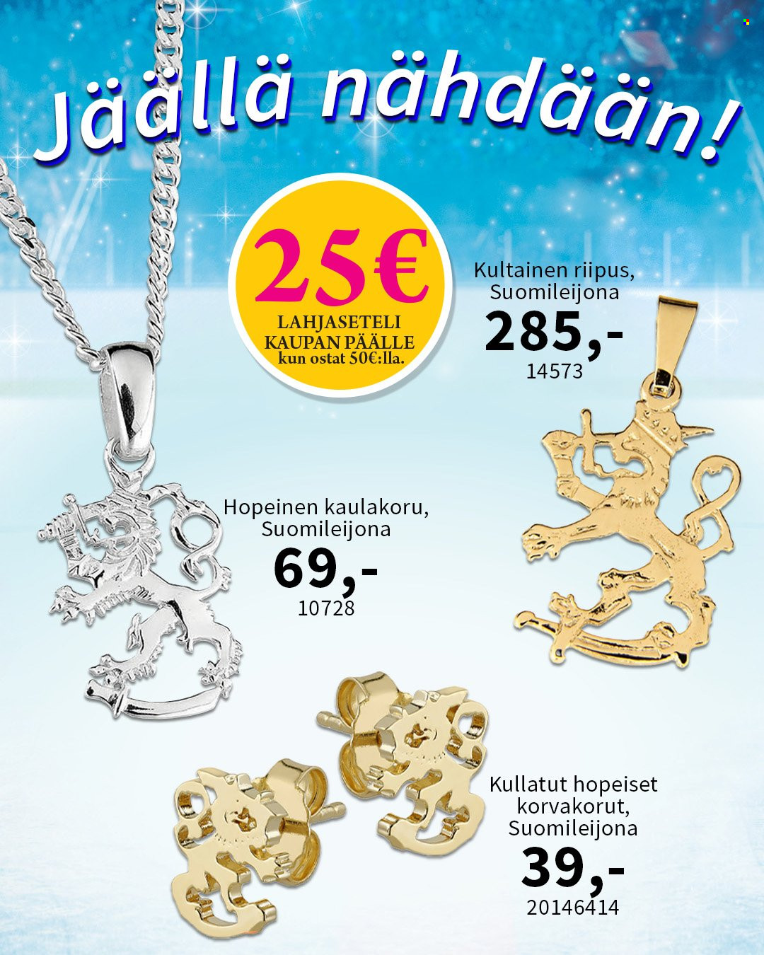 Kultajousi tarjoukset. Sivu 3