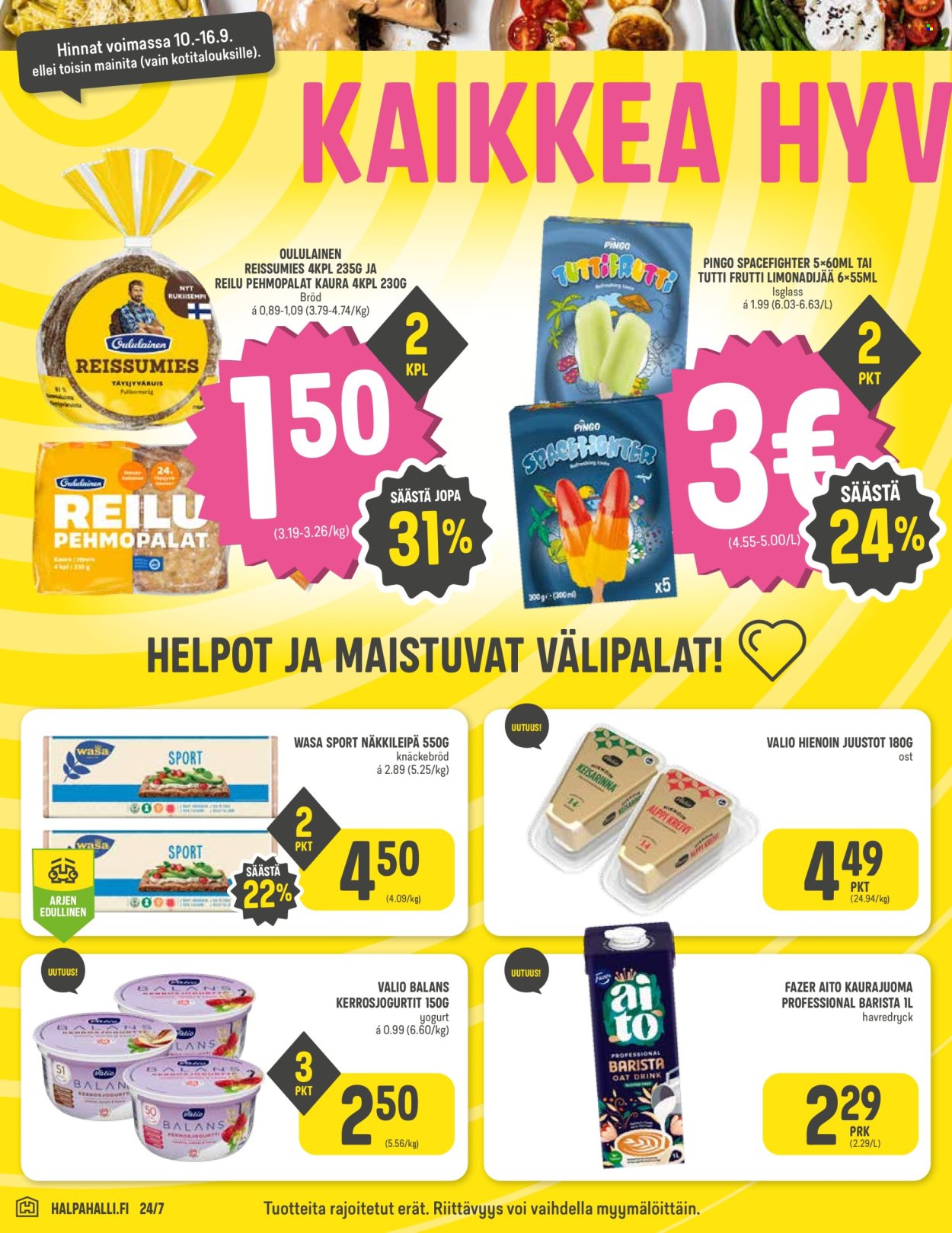 HalpaHalli tarjoukset - 10.09.2025 - 16.09.2025. Sivu 2