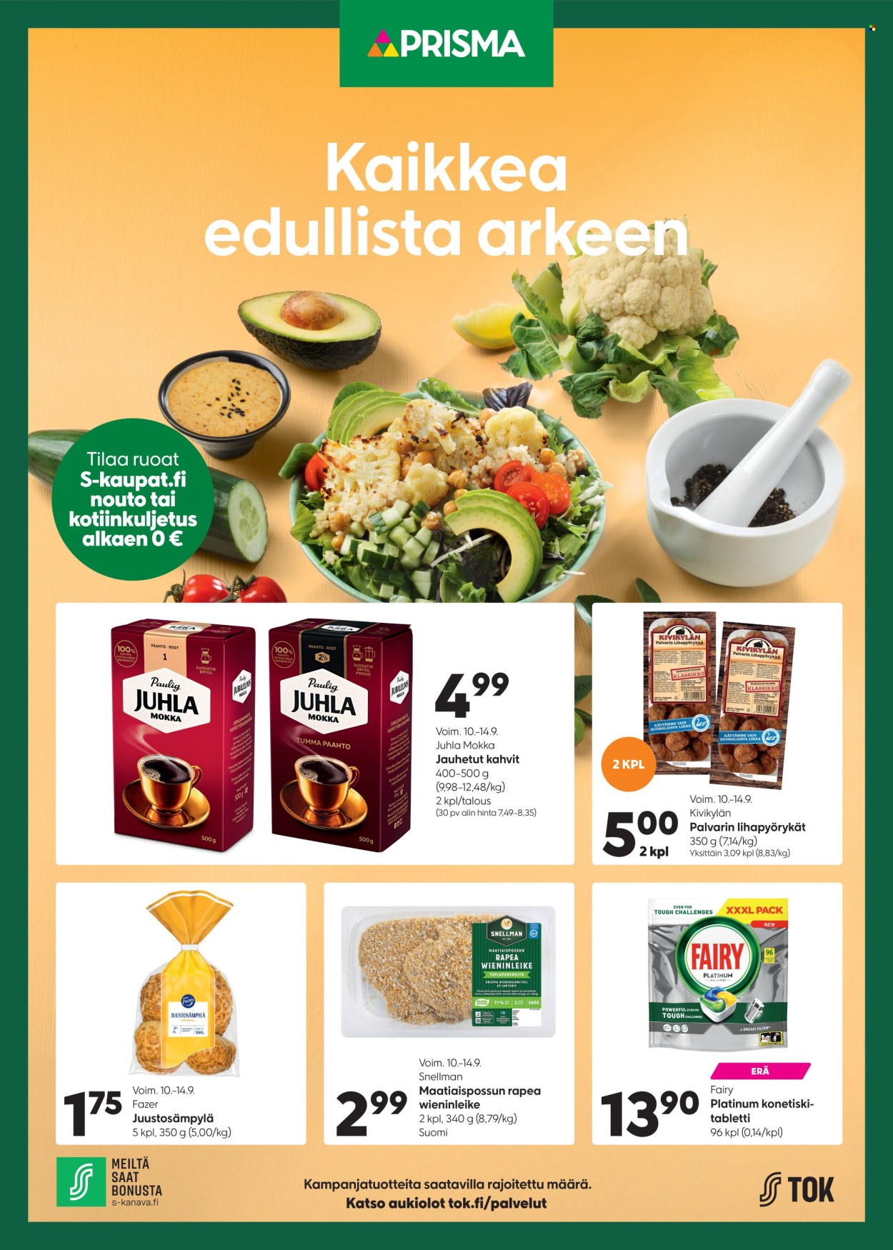 Prisma tarjoukset - 10.09.2025 - 14.09.2025. Sivu 1