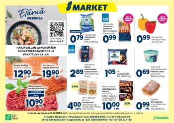 S-market tarjoukset  - 10.09.2025 - 14.09.2025.