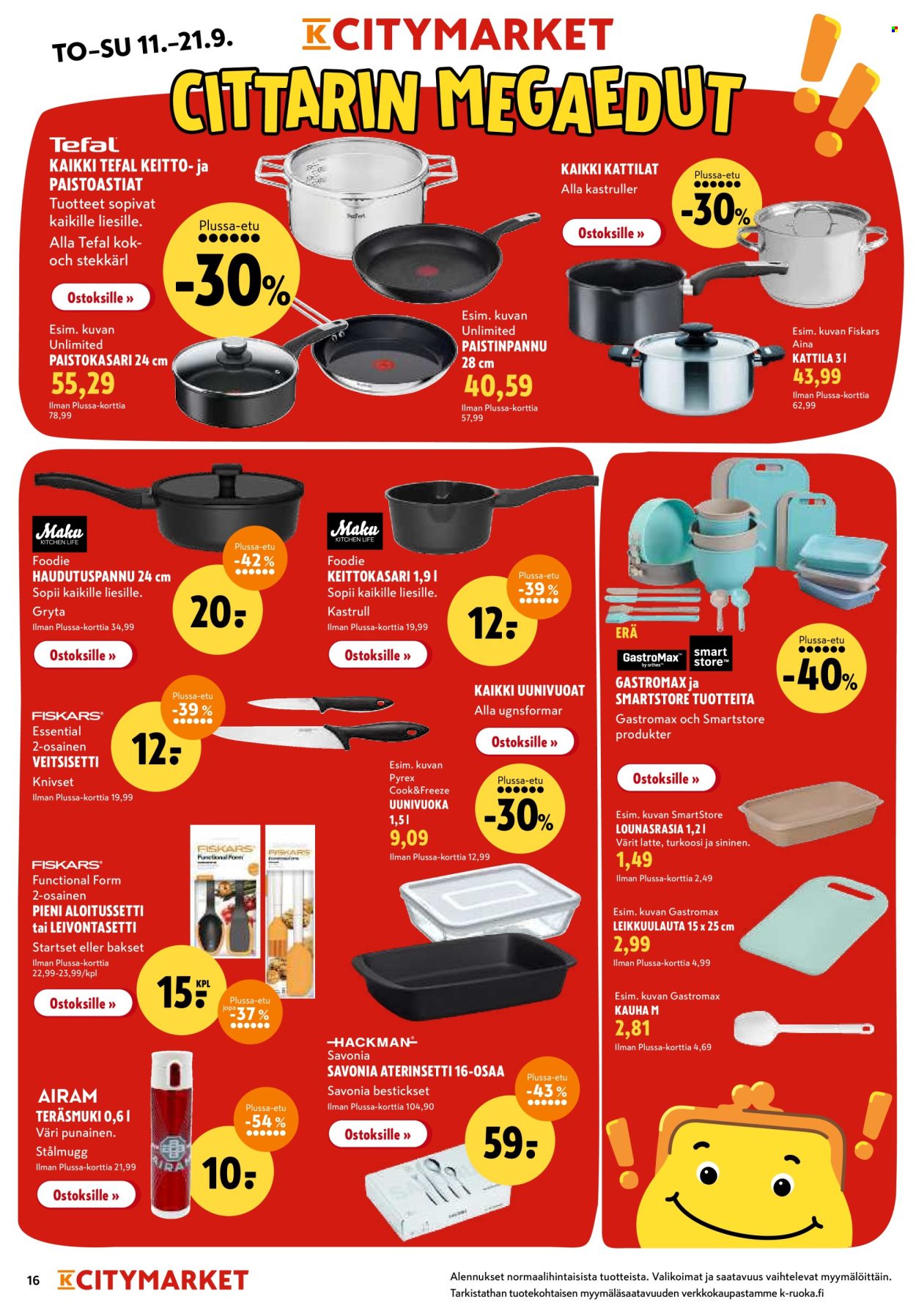 K-citymarket tarjoukset - 11.09.2025 - 21.09.2025. Sivu 16