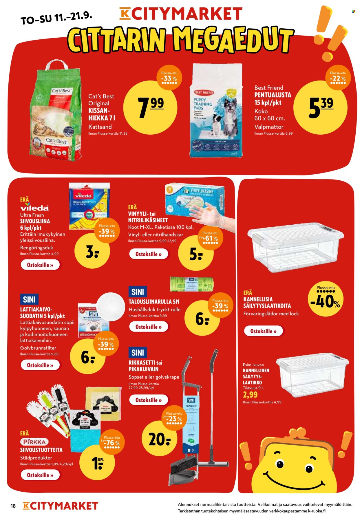 K-citymarket tarjoukset - 11.09.2025 - 21.09.2025. Sivu 18