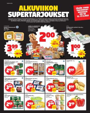 Tokmanni tarjoukset  - 15.09.2025 - 17.09.2025.