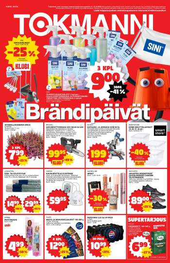 Tokmanni tarjoukset  - 15.09.2025 - 21.09.2025.