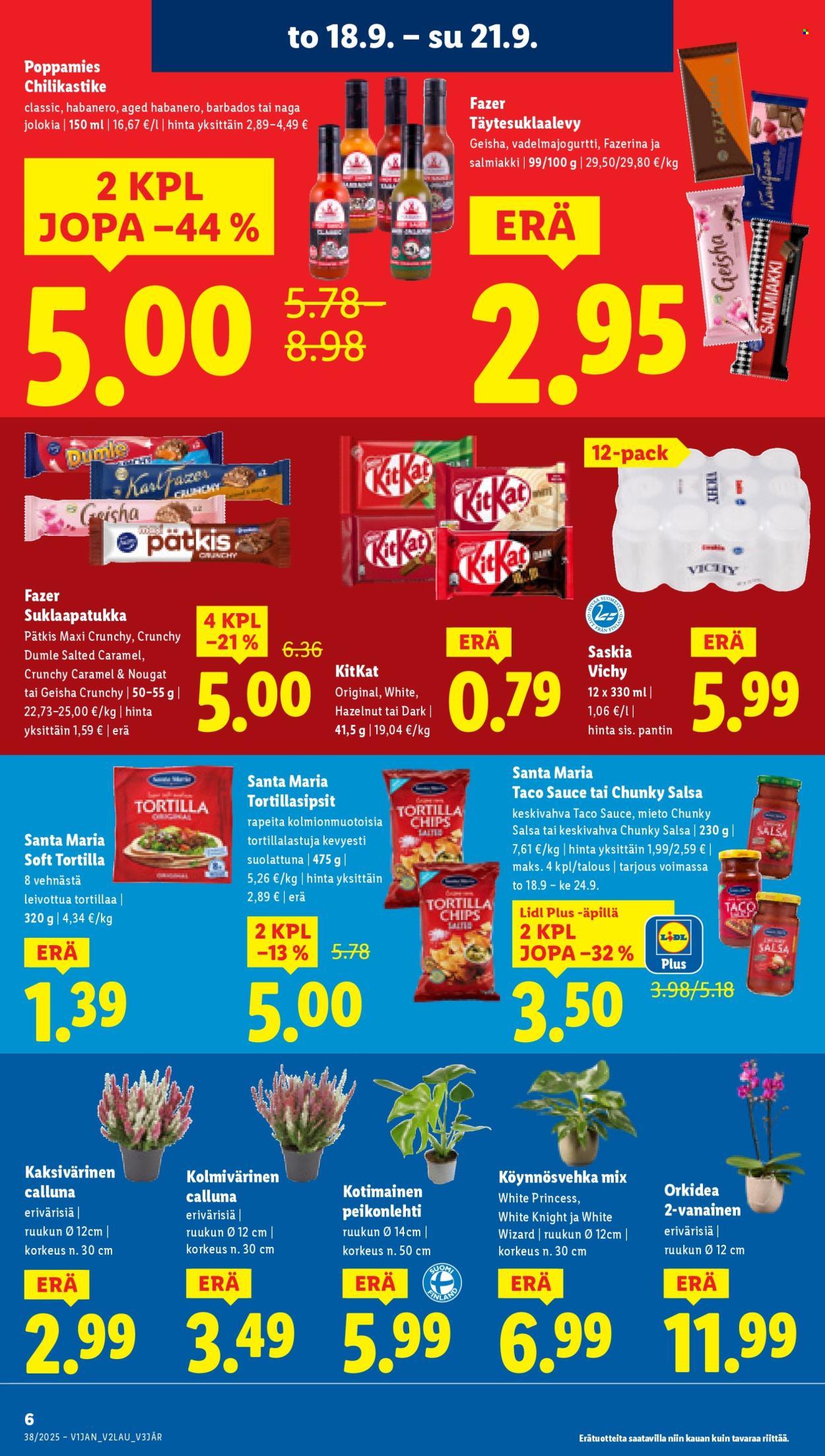 Lidl tarjoukset - 18.09.2025 - 24.09.2025. Sivu 8