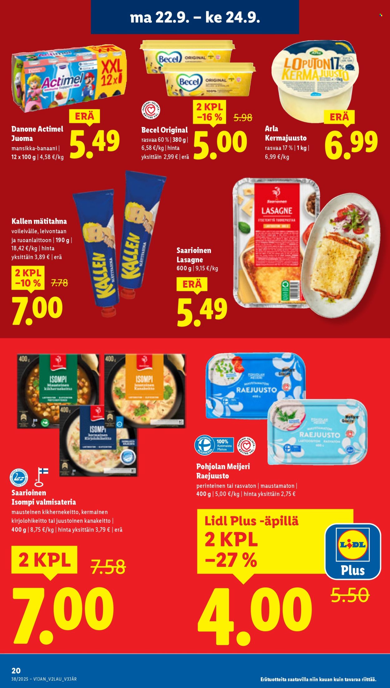 Lidl tarjoukset - 18.09.2025 - 24.09.2025. Sivu 28
