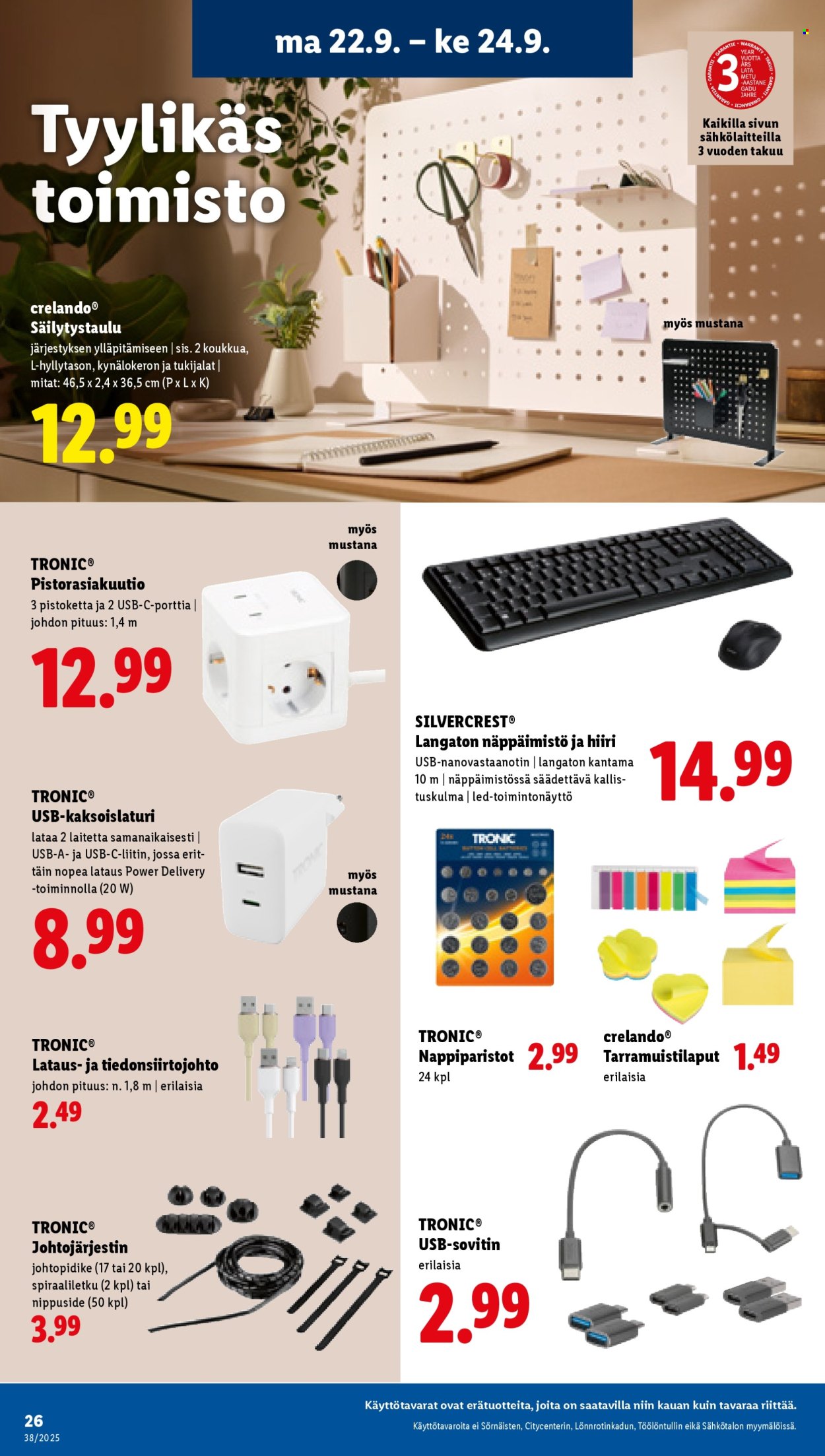 Lidl tarjoukset - 18.09.2025 - 24.09.2025. Sivu 34