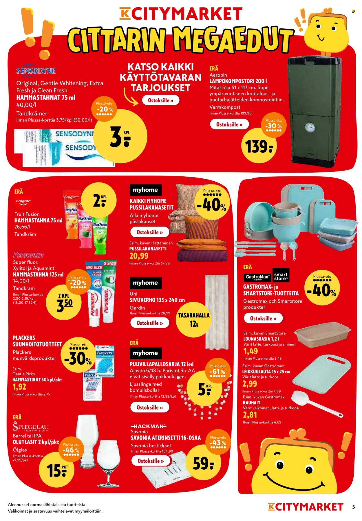 K-citymarket tarjoukset - 15.09.2025 - 21.09.2025. Sivu 5