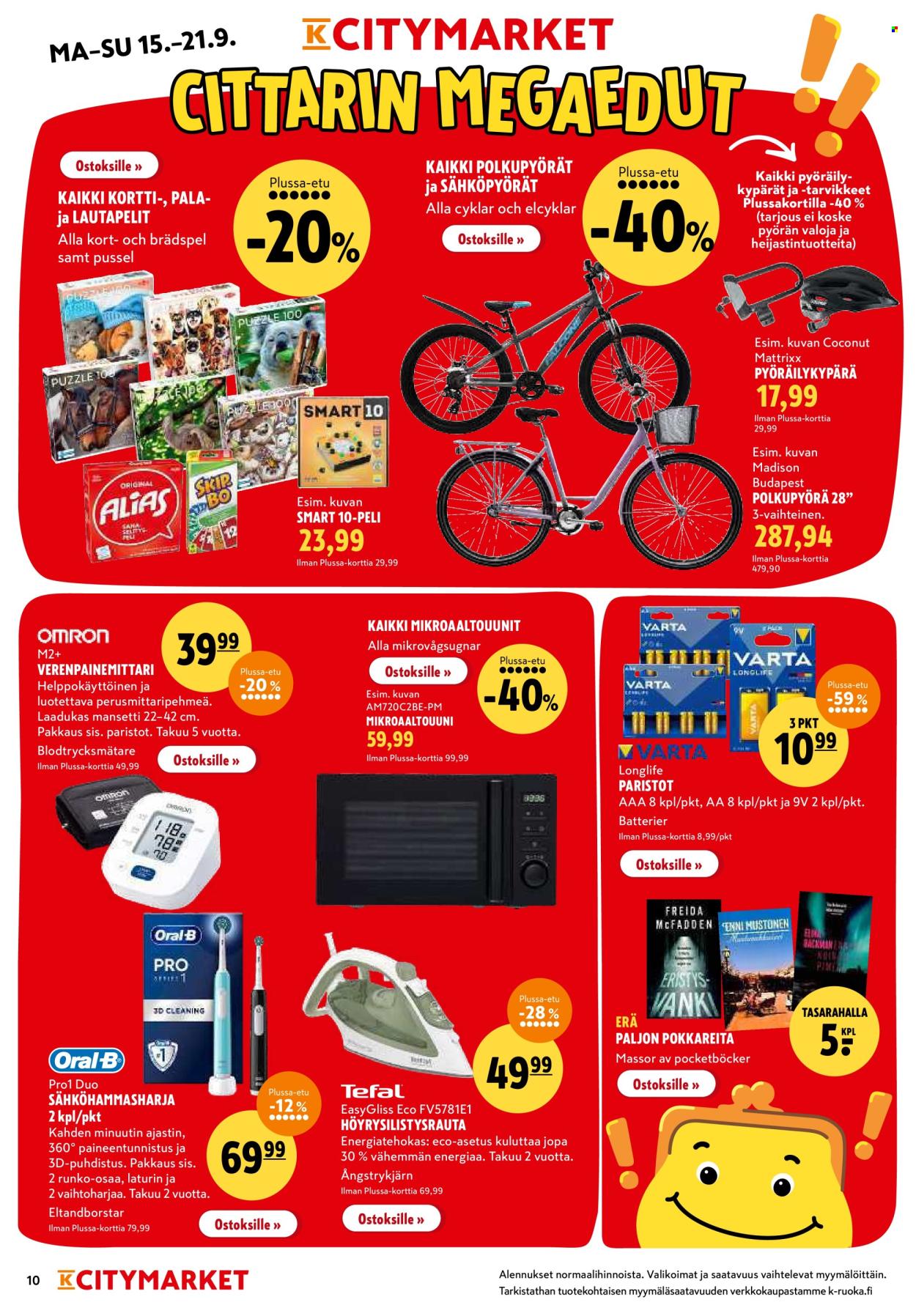 K-citymarket tarjoukset - 15.09.2025 - 21.09.2025. Sivu 10