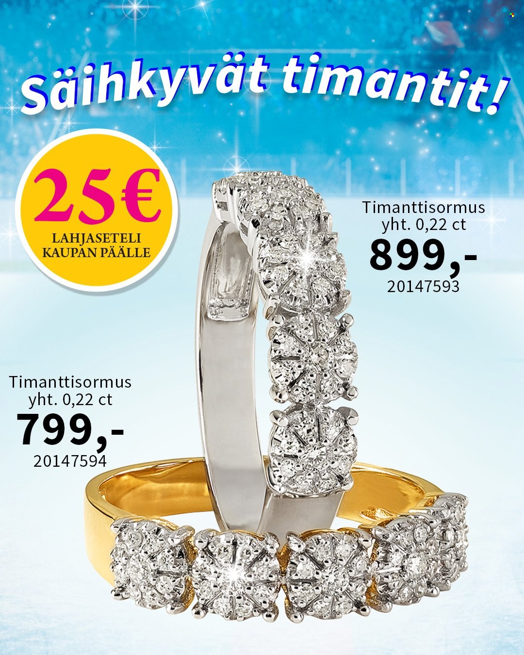 Kultajousi tarjoukset. Sivu 1