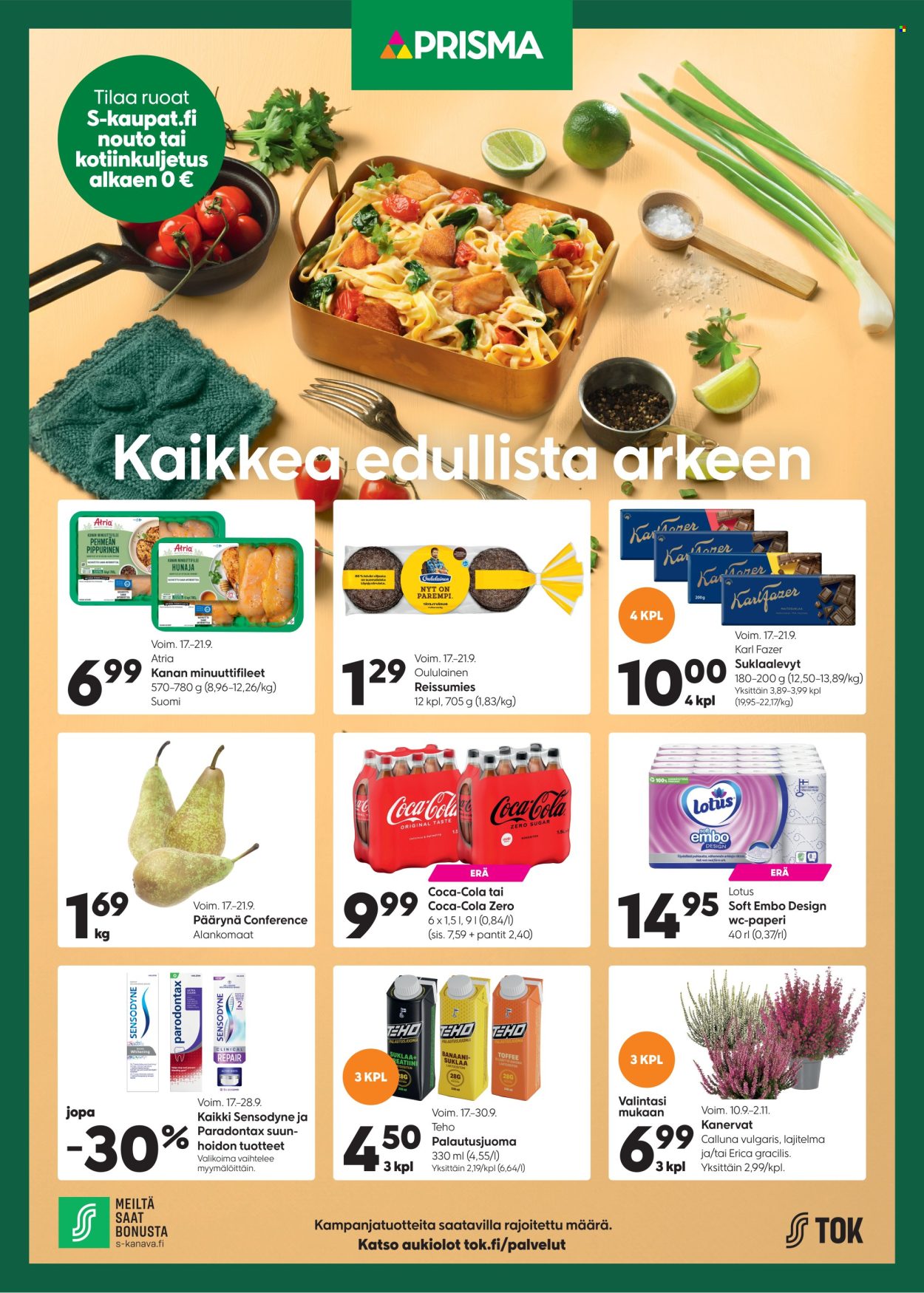 Prisma tarjoukset - 17.09.2025 - 21.09.2025. Sivu 1