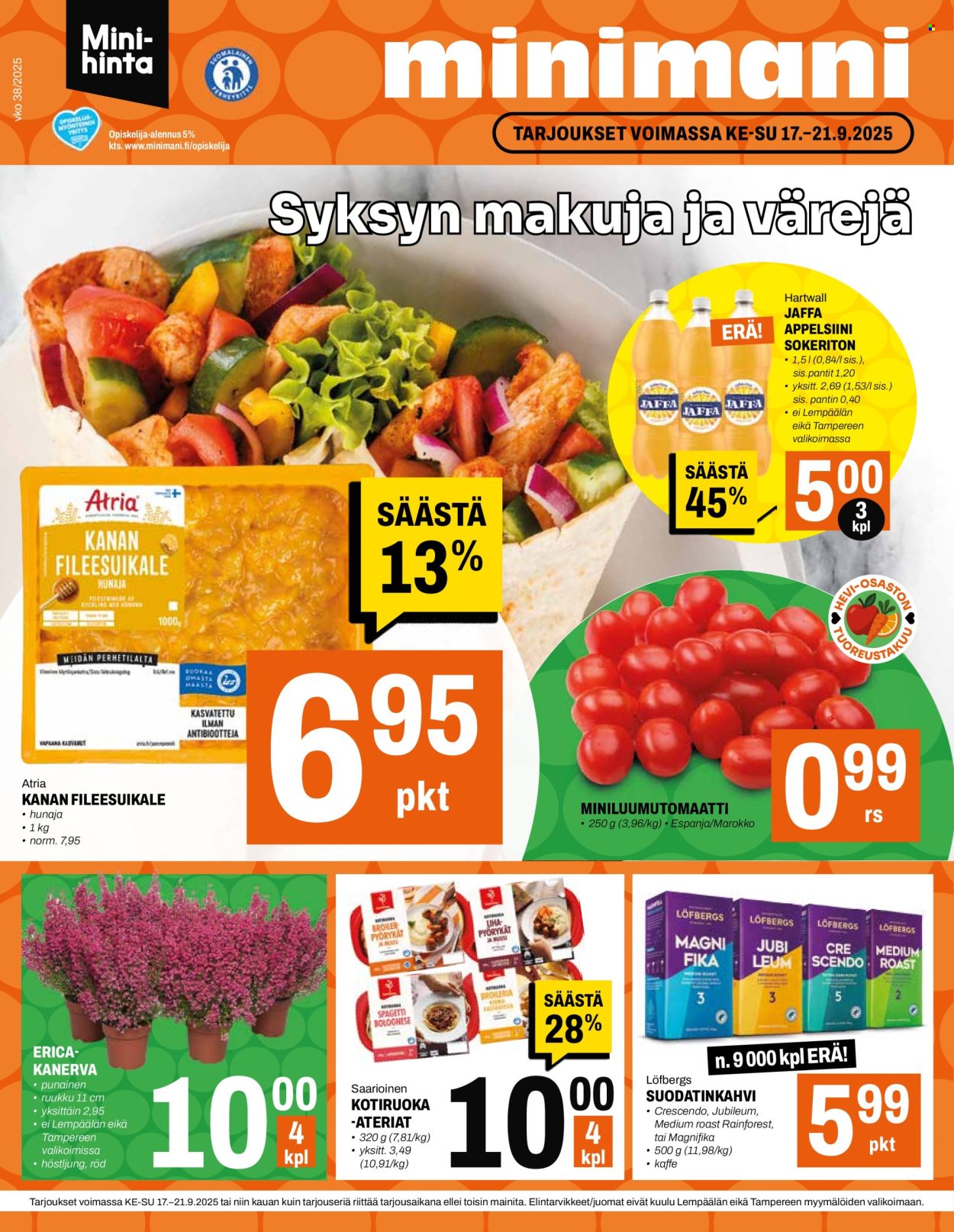 Minimani tarjoukset - 17.09.2025 - 21.09.2025. Sivu 1