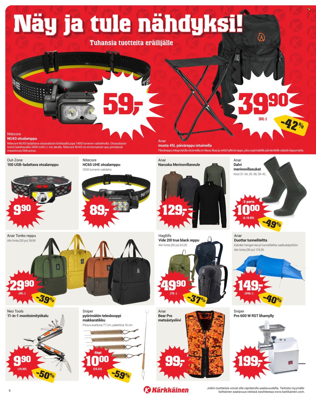 Kärkkäinen tarjoukset - 17.09.2025 - 30.09.2025. Sivu 6