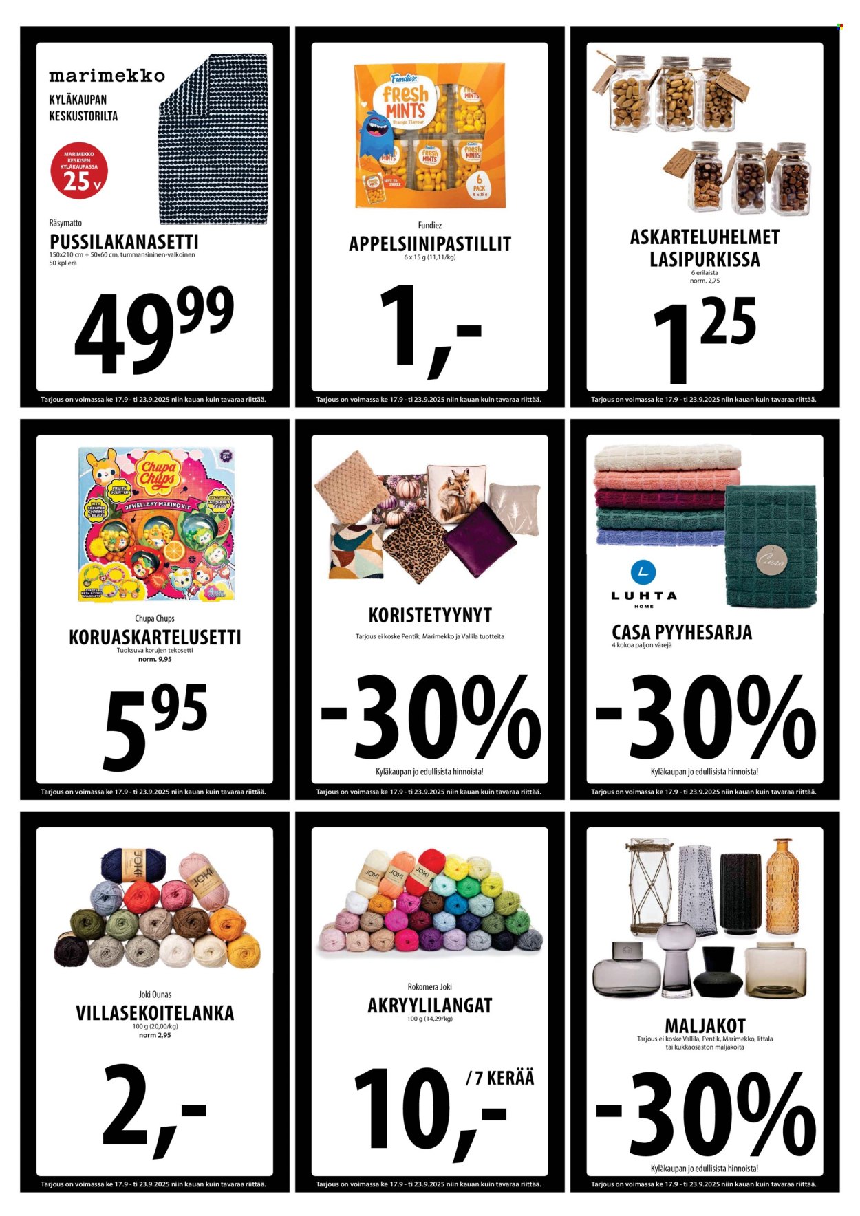 Tuuri tarjoukset - 17.09.2025 - 23.09.2025. Sivu 9