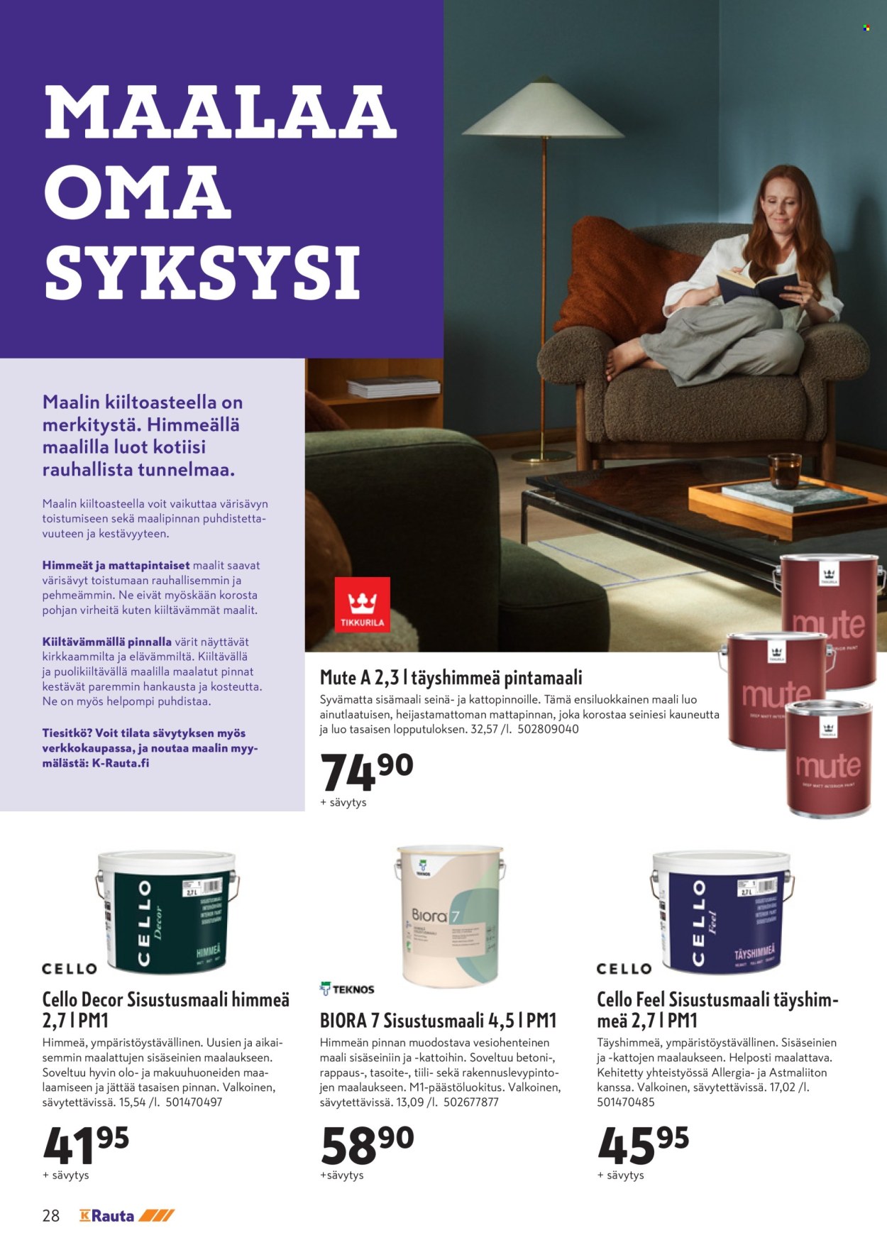 K-Rauta tarjoukset - 17.09.2025 - 30.09.2025. Sivu 28