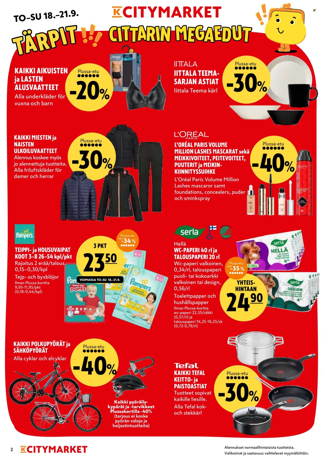 K-citymarket tarjoukset - 18.09.2025 - 21.09.2025. Sivu 2