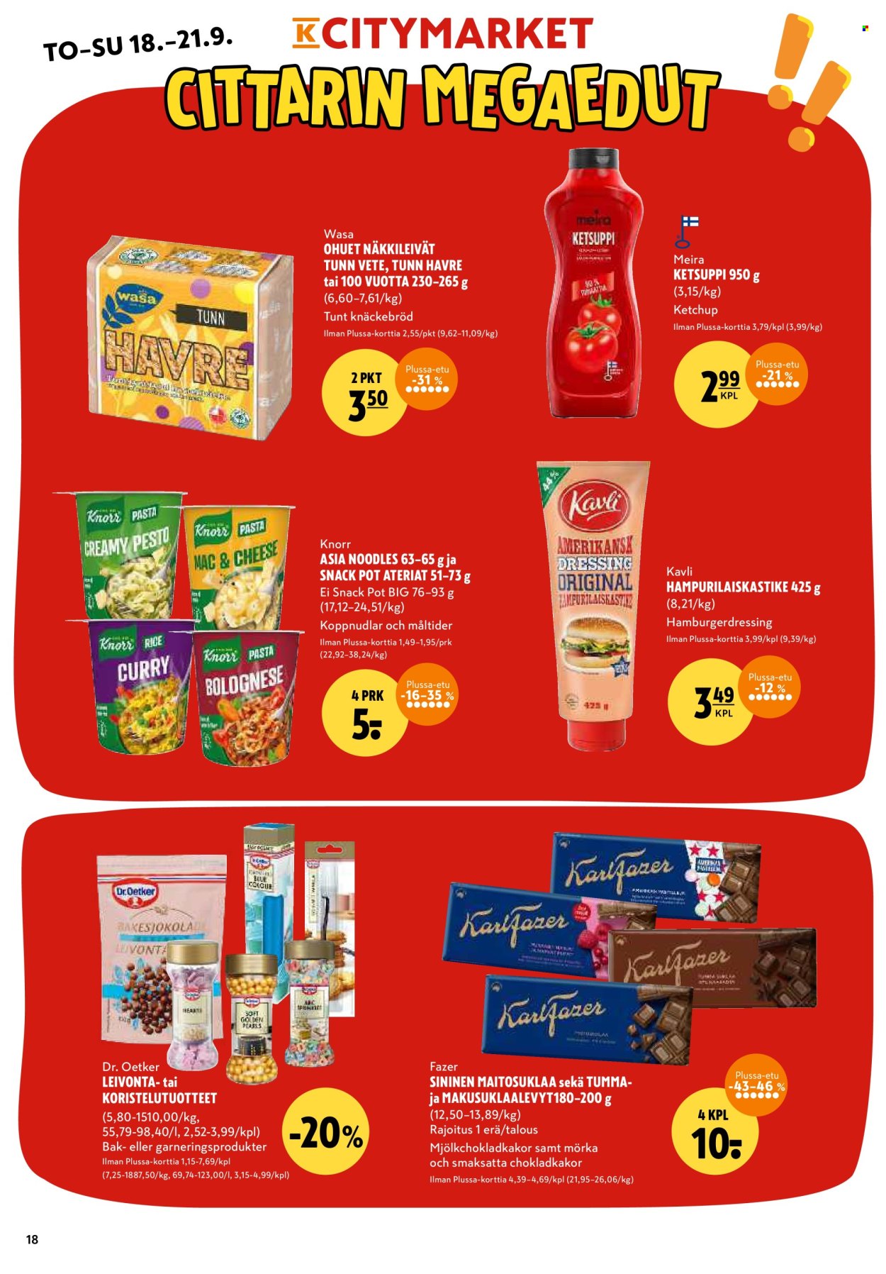 K-citymarket tarjoukset - 18.09.2025 - 21.09.2025. Sivu 18