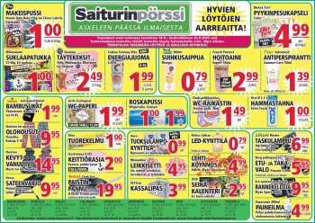 Saiturinpörssi tarjoukset  - 18.09.2025 - 24.09.2025.
