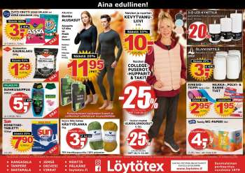 Löytötex tarjoukset  - 17.09.2025 - 23.09.2025.