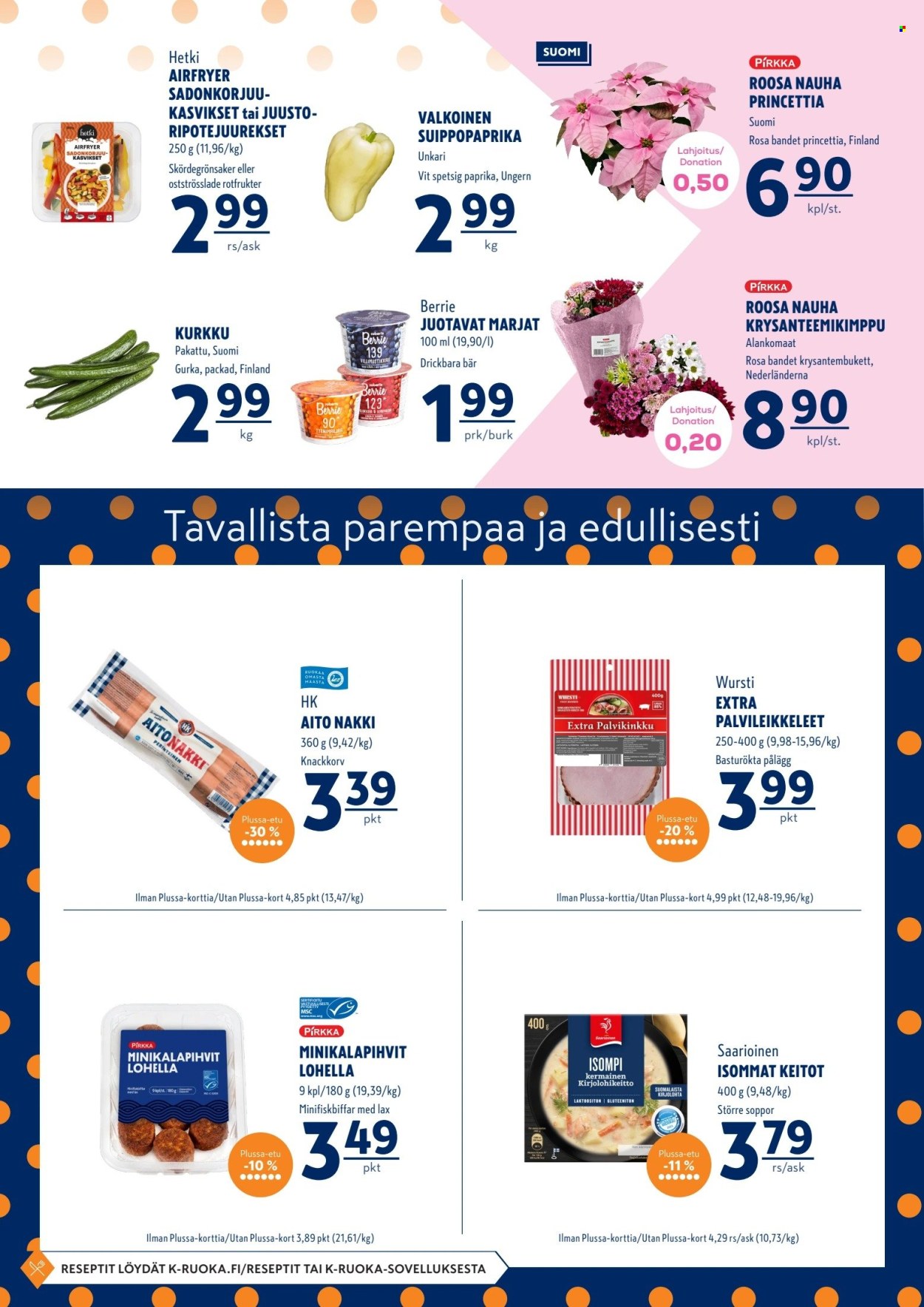 K-Supermarket tarjoukset - 18.09.2025 - 21.09.2025. Sivu 2