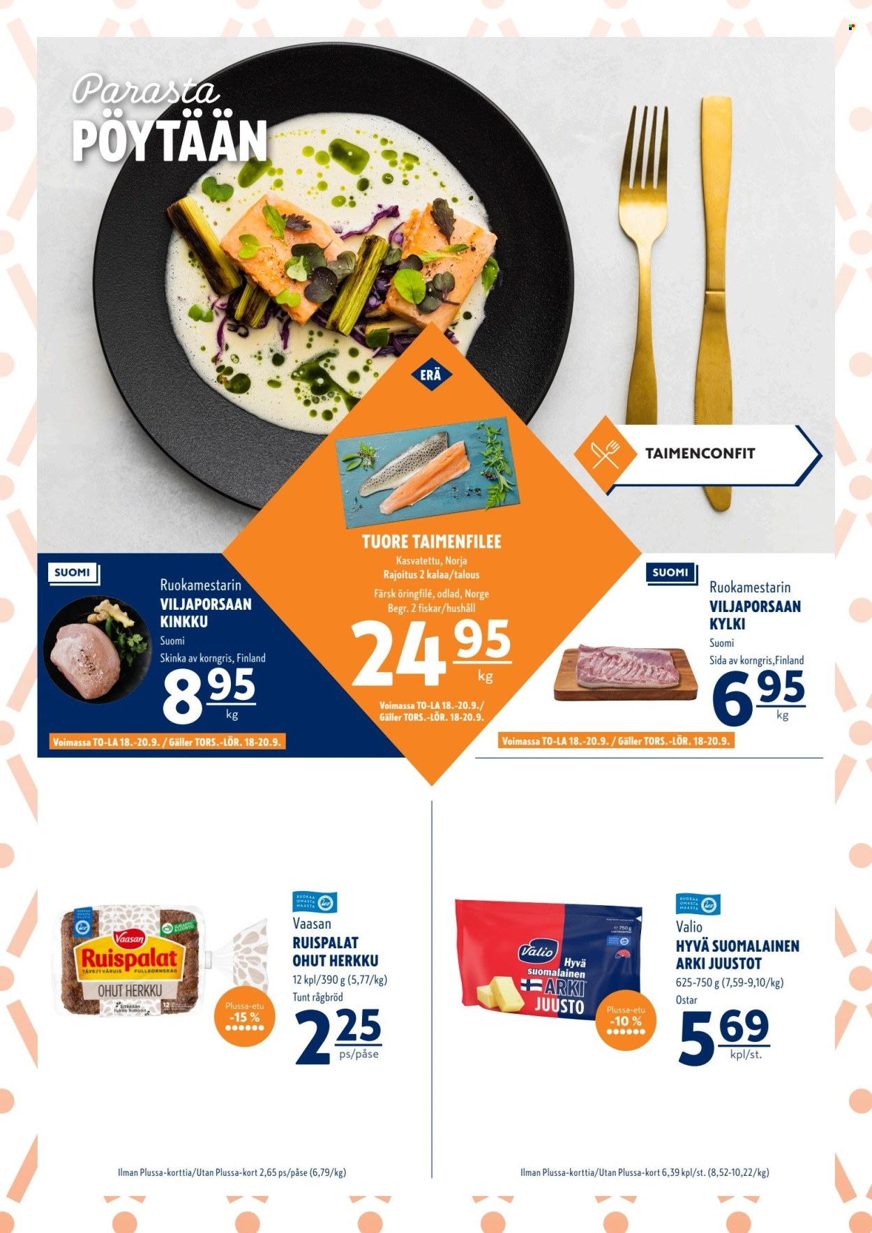 K-Supermarket tarjoukset - 18.09.2025 - 21.09.2025. Sivu 3