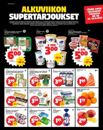 Tokmanni tarjoukset  - 22.09.2025 - 24.09.2025.