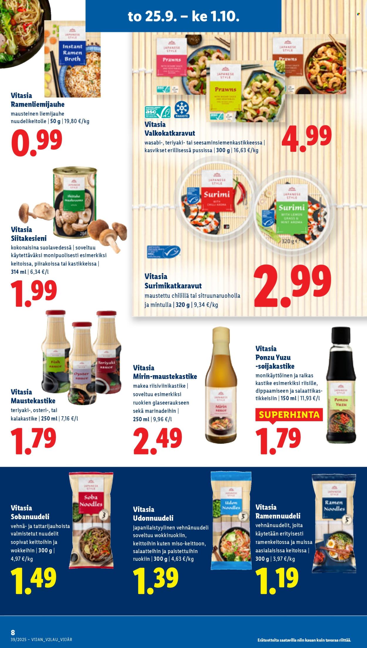 Lidl tarjoukset - 25.09.2025 - 01.10.2025. Sivu 10