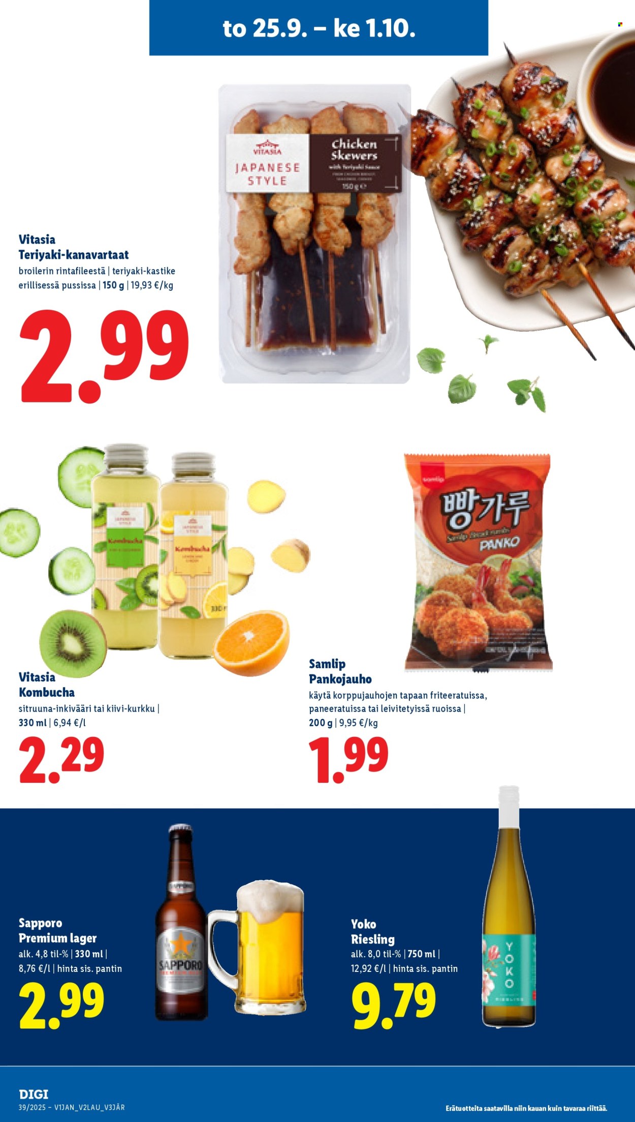 Lidl tarjoukset - 25.09.2025 - 01.10.2025. Sivu 14