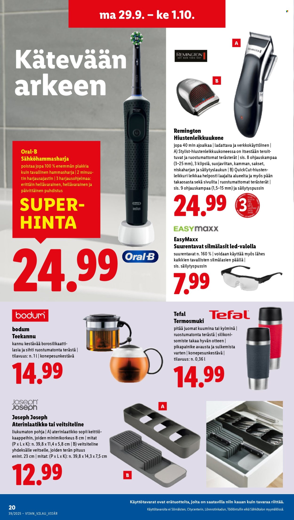 Lidl tarjoukset - 25.09.2025 - 01.10.2025. Sivu 30
