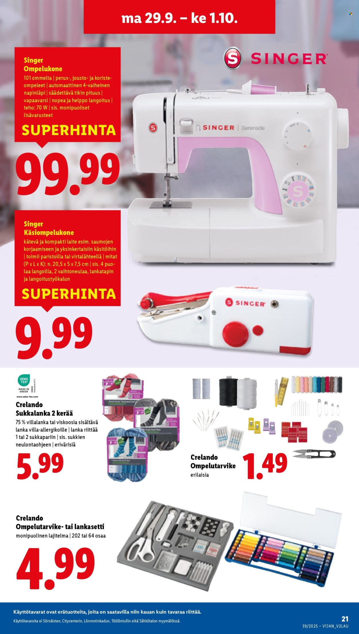 Lidl tarjoukset - 25.09.2025 - 01.10.2025. Sivu 31