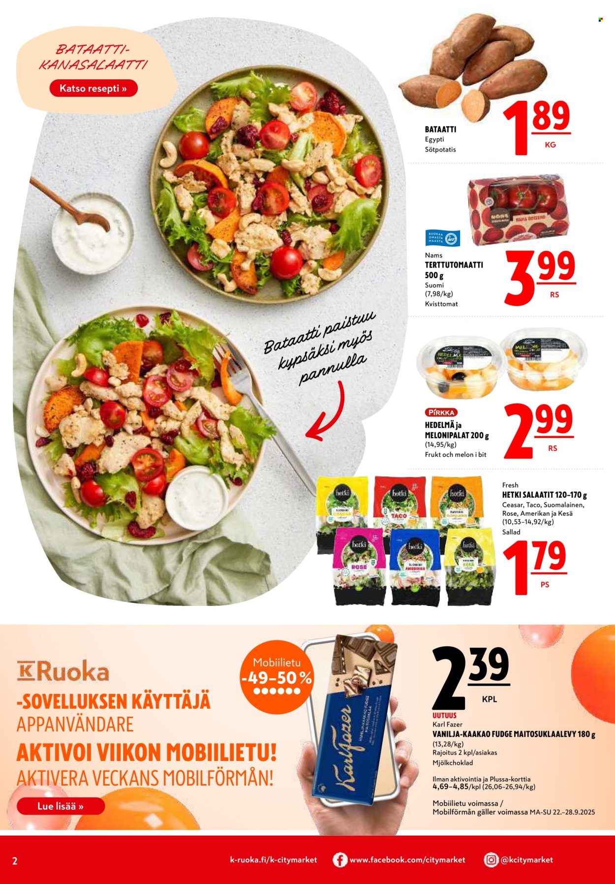 K-citymarket tarjoukset - 22.09.2025 - 24.09.2025. Sivu 2