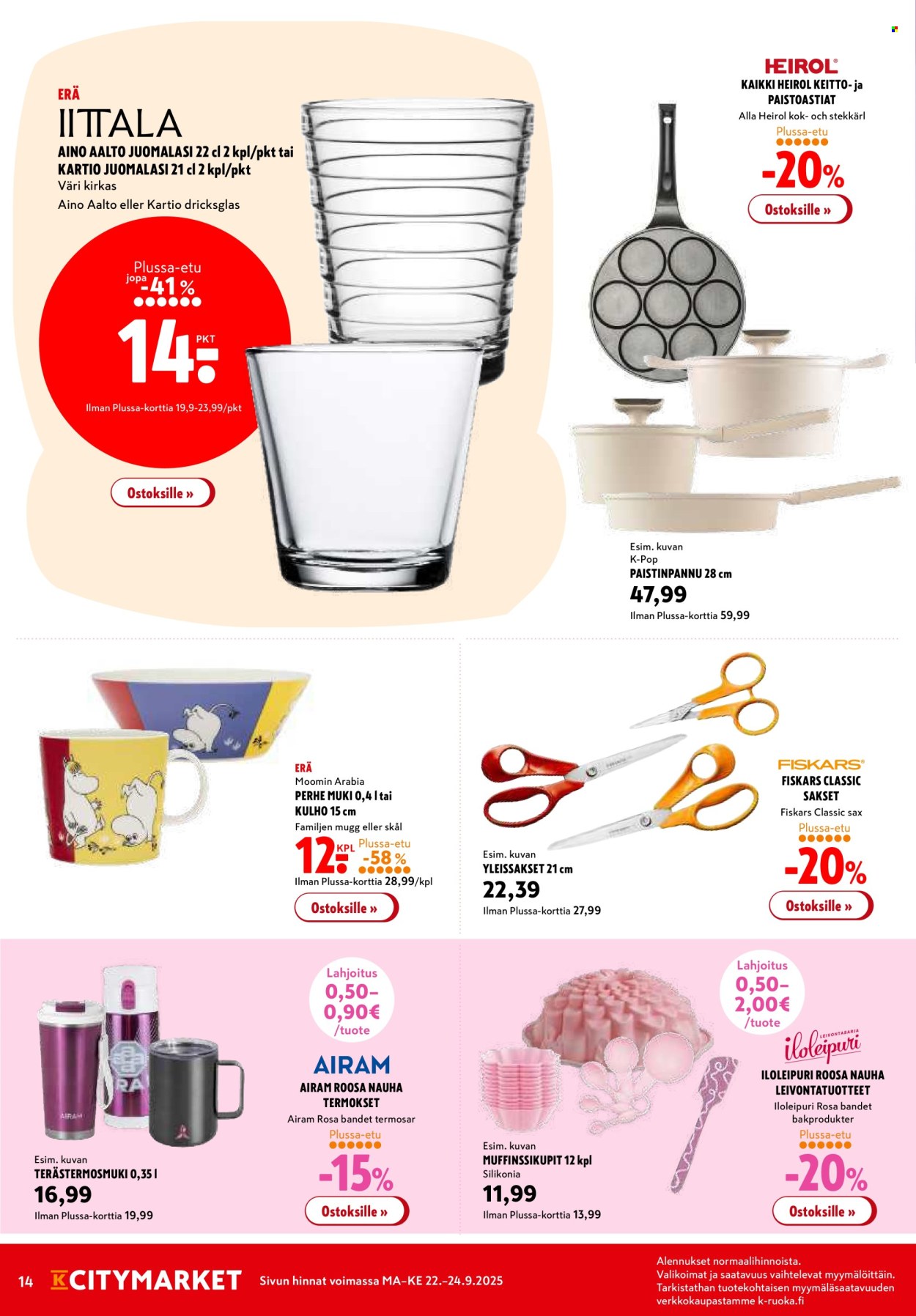 K-citymarket tarjoukset - 22.09.2025 - 24.09.2025. Sivu 14