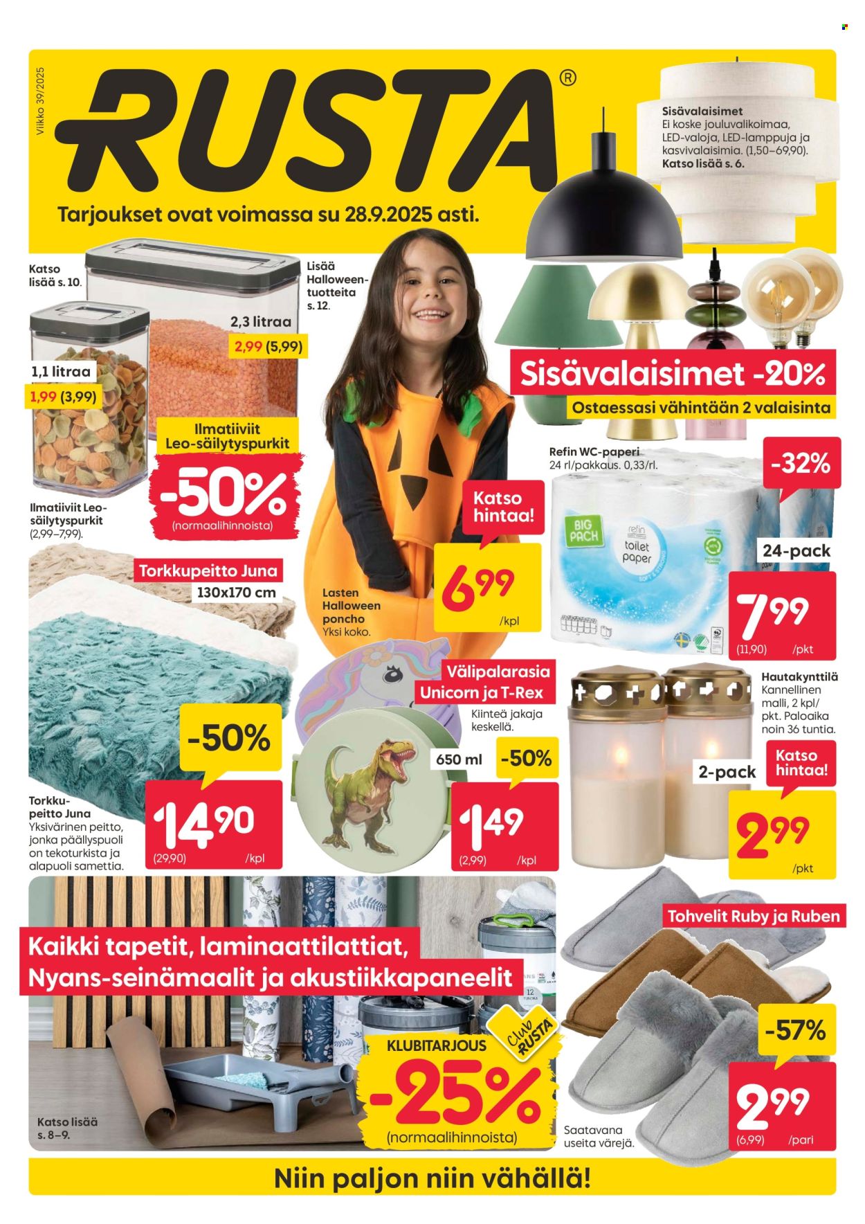 Rusta tarjoukset - 22.09.2025 - 28.09.2025. Sivu 1