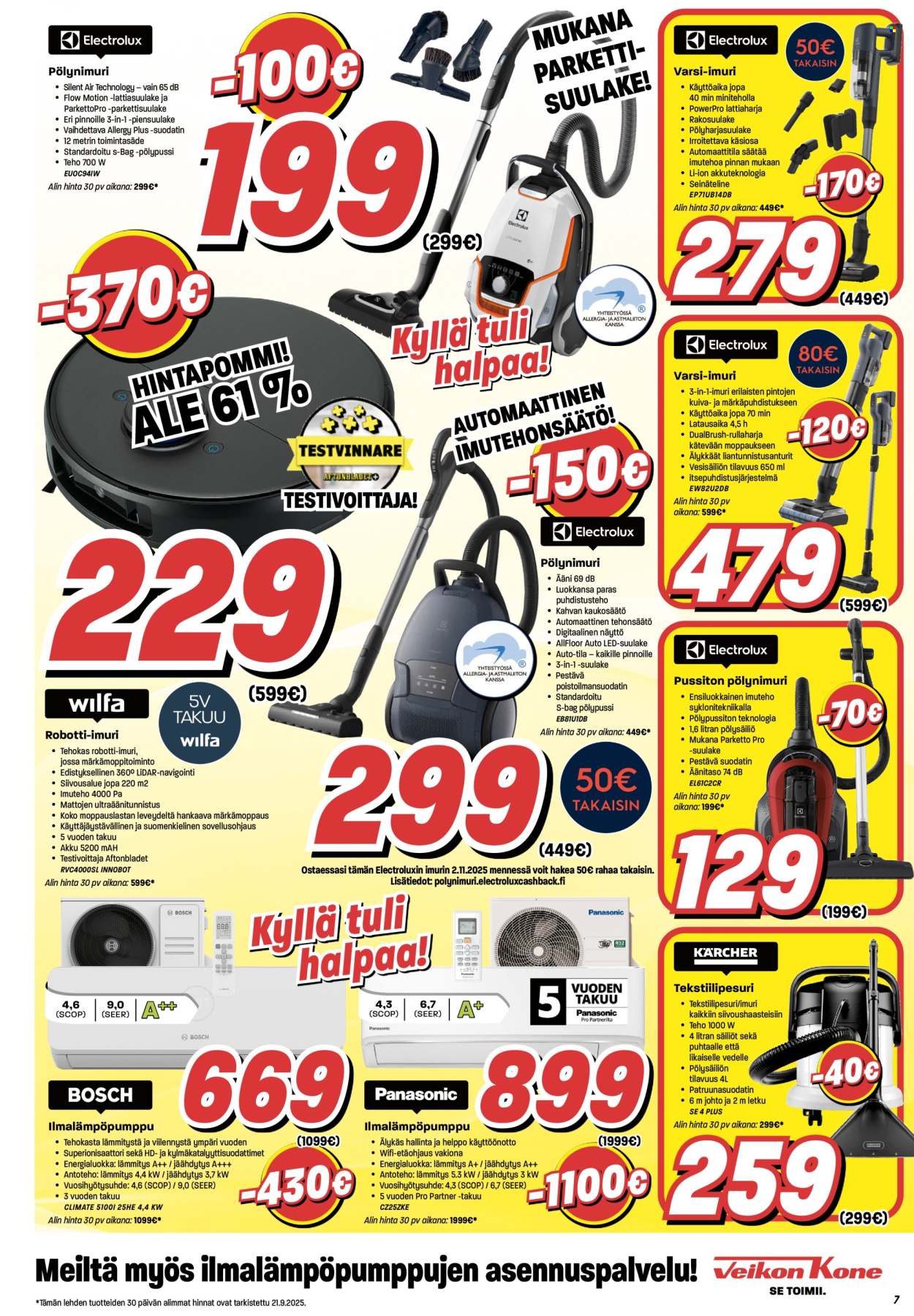 Veikon Kone tarjoukset - 22.09.2025 - 05.10.2025. Sivu 7